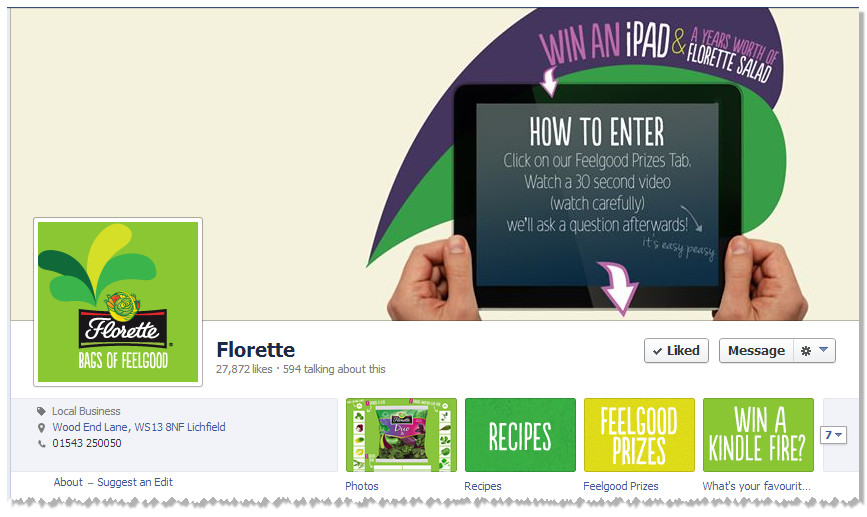visit Florette Facebook Page